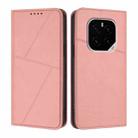 For Honor GT Pro Strong Magnetic Frosted Flip Leather Phone Case(Pink) - 1