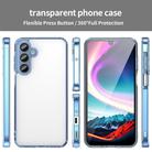 For Samsung Galaxy A16 5G PC Hybrid TPU Airbag Shockproof Phone Case(Transparent Blue) - 2