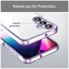 For Samsung Galaxy A16 4G PC Hybrid TPU Airbag Shockproof Phone Case(Transparent Purple) - 3