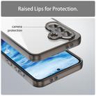 For Samsung Galaxy A36 5G PC Hybrid TPU Airbag Shockproof Phone Case(Transparent Black) - 3