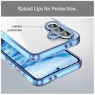 For Samsung Galaxy A56 5G PC Hybrid TPU Airbag Shockproof Phone Case(Transparent Blue) - 3