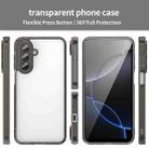 For Samsung Galaxy A17 5G PC Hybrid TPU Airbag Shockproof Phone Case(Transparent Black) - 2