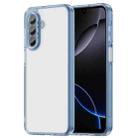 For Samsung Galaxy A17 5G PC Hybrid TPU Airbag Shockproof Phone Case(Transparent Blue) - 1