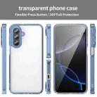 For Samsung Galaxy A17 5G PC Hybrid TPU Airbag Shockproof Phone Case(Transparent Blue) - 2