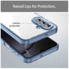 For Samsung Galaxy A17 5G PC Hybrid TPU Airbag Shockproof Phone Case(Transparent Blue) - 3