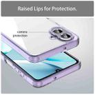 For Samsung Galaxy A07 4G PC Hybrid TPU Airbag Shockproof Phone Case(Transparent Purple) - 3