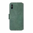 For Xiaomi Redmi 9A Retro Frosted Oil Side Horizontal Flip PU Leather Case with Holder & Card Slots(Green) - 4