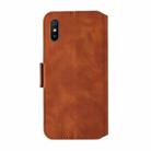 For Xiaomi Redmi 9A Retro Frosted Oil Side Horizontal Flip PU Leather Case with Holder & Card Slots(Brown) - 4