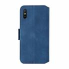 For Xiaomi Redmi 9A Retro Frosted Oil Side Horizontal Flip PU Leather Case with Holder & Card Slots(Blue) - 4
