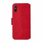 For Xiaomi Redmi 9A Retro Frosted Oil Side Horizontal Flip PU Leather Case with Holder & Card Slots(Red) - 4