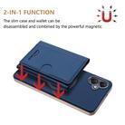 For Samsung Galaxy A06 Solid Color Horizontal Magnetic Card Bag RFID MagSafe Phone Case(Dark Blue) - 2