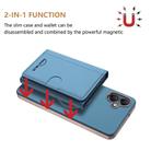 For Samsung Galaxy A06 Solid Color Horizontal Magnetic Card Bag RFID MagSafe Phone Case(Baby Blue) - 2