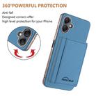 For Samsung Galaxy A06 Solid Color Horizontal Magnetic Card Bag RFID MagSafe Phone Case(Baby Blue) - 3