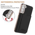 For Samsung Galaxy S23+ 5G Solid Color Horizontal Magnetic Card Bag RFID MagSafe Phone Case(Black) - 3