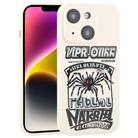 For iPhone 14 Plus Graffiti Spider TPU Phone Case(Beige Red Eyed Spider) - 1