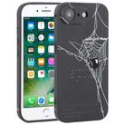 For iPhone 7 / 8 Graffiti Spider TPU Phone Case(Black Grey Spider) - 1