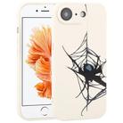 For iPhone 6 / 6s Graffiti Spider TPU Phone Case(Beige Blue Love Spider) - 1