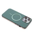 For iPhone 16 Pro Max Solid Color Plating MagSafe Full Coverage Phone Case(Green) - 3