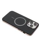 For iPhone 16 Pro Solid Color Plating MagSafe Full Coverage Phone Case(Black) - 3