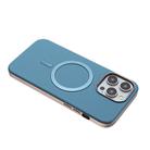For iPhone 13 Pro Max Solid Color Plating MagSafe Full Coverage Phone Case(Baby Blue) - 3