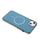 For iPhone 11 Solid Color Plating MagSafe Full Coverage Phone Case(Baby Blue) - 3
