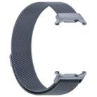 For Samsung Galaxy Watch Ultra 47mm xDfind Milan Magnetic Stainless Steel Watch Band(Space Grey) - 3