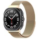 For Samsung Galaxy Watch Ultra 47mm xDfind Milan Magnetic Stainless Steel Watch Band(Champagne Color) - 1