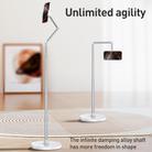 X9 Infinitely Adjustable Floor Stand Two Shaft Phone Live Broadcast Bracket, Height: 63-153cm(White) - 3