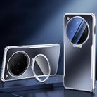 For OPPO Find X8 Ultra Four-corner Airbag Metal Lens Holder TPU Phone Case(Black) - 1