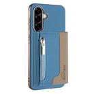 For Samsung Galaxy A26 Zipper Horizontal Magnetic Card Bag RFID MagSafe Phone Case(Baby Blue) - 1