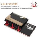 For Samsung Galaxy S25 Ultra 5G Zipper Horizontal Magnetic Card Bag RFID MagSafe Phone Case(Black) - 2