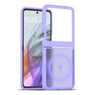 For Motorola Razr 60 / Razr 2025 Skin Feel TPU Hybrid PC MagSafe Phone Case(Light Purple) - 1
