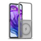For Motorola Razr+ 2025 Skin Feel TPU Hybrid PC MagSafe Phone Case(Dark Grey) - 1