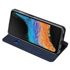 For Samsung Galaxy XCover7 Pro DUX DUCIS Skin Pro Series Flip Leather Phone Case(Blue) - 3