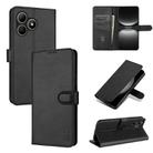 For Wiko Hi Enjoy 80S AZNS Skin Feel Calf Texture Flip Leather Phone Case(Black) - 1