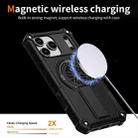 For iPhone 17 Pro Shockproof Kickstand Metallic Shaft MagSafe Phone Case(Black) - 3