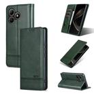 For Wiko Hi Enjoy 80S AZNS Magnetic Calf Texture Flip Leather Phone Case(Dark Green) - 1