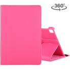 For Huawei Enjoy Tablet 2 10.1 inch Litchi Texture Rotating ClassicBusiness Horizontal Flip Leather Case with Holder(Rose Red) - 1
