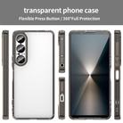 For Sony Xperia 1 VII PC Hybrid TPU Airbag Shockproof Phone Case(Transparent Black) - 2
