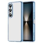 For Sony Xperia 1 VII PC Hybrid TPU Airbag Shockproof Phone Case(Transparent Blue) - 1