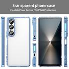 For Sony Xperia 1 VII PC Hybrid TPU Airbag Shockproof Phone Case(Transparent Blue) - 2