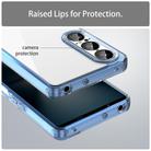 For Sony Xperia 1 VII PC Hybrid TPU Airbag Shockproof Phone Case(Transparent Blue) - 3