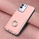For vivo Y29 4G / T4x / Y300t R20 Ring Card Holder Phone Case(Pink) - 2