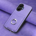 For Redmi Turbo 4 Pro / Xiaomi Poco F7 R20 Ring Card Holder Phone Case(Purple) - 2