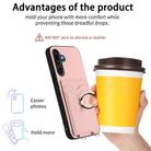 For Samsung Galaxy M16 5G / F16 5G R20 Ring Card Holder Phone Case(Pink) - 3