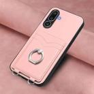For Samsung Galaxy M56 5G R20 Ring Card Holder Phone Case(Pink) - 2