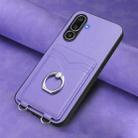 For Samsung Galaxy M56 5G R20 Ring Card Holder Phone Case(Purple) - 2