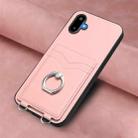 For Samsung Galaxy M06 5G / F06 5G R20 Ring Card Holder Phone Case(Pink) - 2