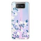 For Asus Zenfone 7 Pro ZS671KS Shockproof Painted Transparent TPU Protective Case(Magnolia) - 1