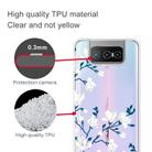 For Asus Zenfone 7 Pro ZS671KS Shockproof Painted Transparent TPU Protective Case(Magnolia) - 3